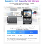 VIOFO A329S 4K 60FPS Dash Cam Front and Rear, STARVIS 2 HDR, Wi-Fi 6 - Image 5