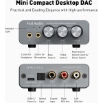 Fosi Audio K5 Pro Gaming DAC Headphone Amplifier Mini Hi-Fi Stereo - Image 2