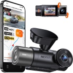 Vantrue N2X 2.7K Dash Cam Front and Inside, 5G WiFi Dual Dash Camera