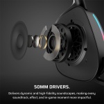 Corsair Void v2 Wireless Bluetooth PC PS5 Switch Gaming Headset – Black - Image 5