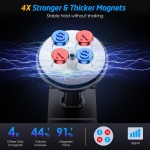 Magnetic Car Mount [2-Pack] - Universal Stick-On Dashboard Magnetic Phone Holder - Image 6
