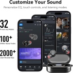 TOZO T10 Wireless Earbuds Powerful Bass Stereo Wireless Charging, APP, IPX8 - Image 6