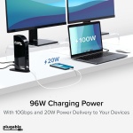 Plugable 13-in-1 USB C Docking Station 4K Triple Monitor with 100W Power - Image 5