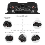 Taramps TS 800X4 2 Ohms Black 800W RMS 4 Channel Class D Car Amplifier - Image 9