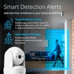 D-Link Indoor Pan & Tilt Wi-Fi Camera w/ 360 Degree View, Full 2K 1296p - Image 9