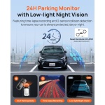 70mai Dash Cam Front and Rear - 2.5K+1080P Dual Dash Camera with HDR, Super - Image 6