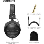 beyerdynamic DT 990 Pro X (48 Ohm), Open-Back Studio Headphones, Black - Image 9