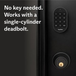 SimpliSafe Smart Lock Series 2 (Black) for The Gen 3 Home Security System - Image 4