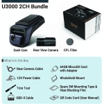 THINKWARE U3000 4K Dash Cam Front and Rear 2CH STARVIS 2 Sensor Super Night - Image 2