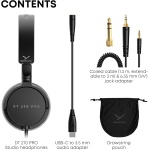 beyerdynamic DT 270 Pro Closed-Back Wired Studio Headphones, Black - Image 9
