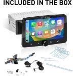 Planet Audio P70CPA-PF Car Stereo - Apple CarPlay, Android Auto, Single Din, 7 - Image 6