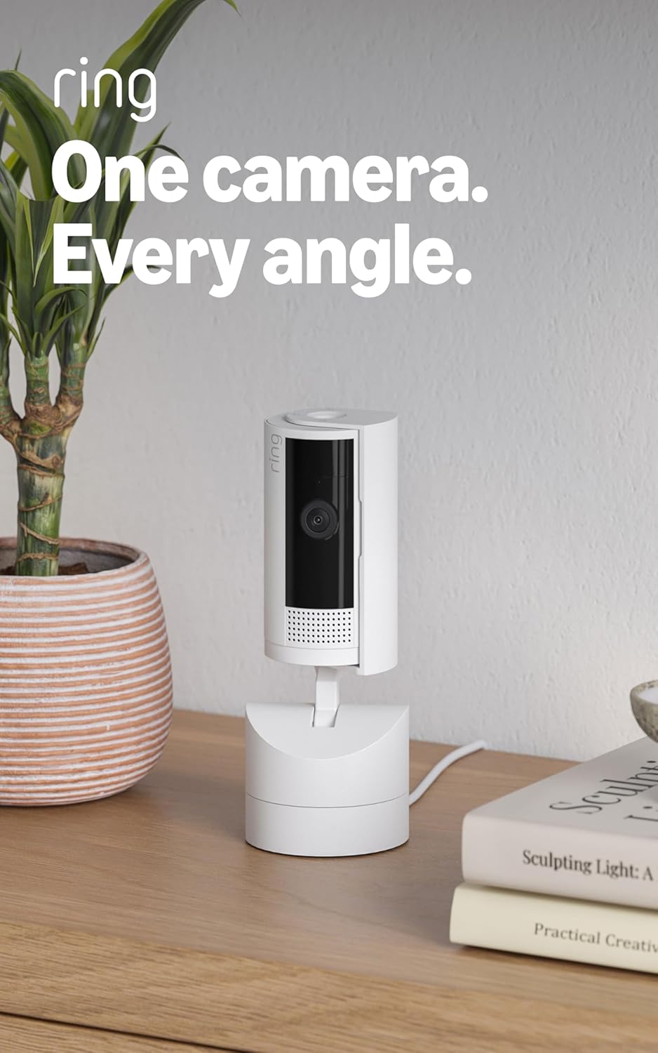 71MqhMW94iL._SL1500_.jpg Ring Pan-Tilt Indoor Cam (newest model) — See all around your home or business - Image 1