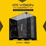 Lian Li O11 Vision Compact ATX Mid Tower Case-Back Connect-Black-O11VPX - Image 2