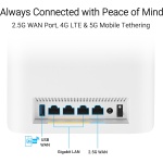 ASUS ZenWiFi BT6 WiFi 7 Mesh Router - Tri-Band, 5.8k sq. ft. x2 WAN (2 PK) - Image 7