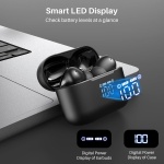 TOZO T20 Wireless Earbuds 97H Playtime, Wireless Charging LED Display Case - Image 2