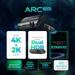 THINKWARE ARC700 Dash Cam 4K Front and 2K Rear, Dual HDR, Sony STARVIS