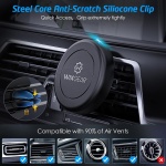 Magnetic Phone Holder for Car, WixGear [2 Pack] Universal Air Vent Magnetic - Image 7
