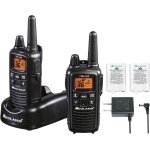 Midland LXT600VP3 FRS License Free Walkie Talkies. Black, 2 Pack