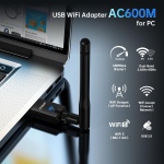 EDUP® USB WiFi Adapter AC600M for Desktop PC, Wireless USB Network Adapters - Image 2