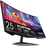 New! Sceptre Curved 24.5-inch Gaming Monitor up to 240Hz 1080p R1500 1ms