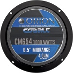 ORION Cobalt CM654 High Efficiency 6.5" Mid-Range Bullet Loudspeakers, 1000W Max - Image 7