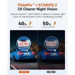 Vantrue N4S 2.7K 3 Channel Dash Cam, Triple STARVIS 2 Night Vision - Image 3