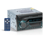 Planet Audio PM40RGB Car Stereo - Double Din, Bluetooth Audio and Hands-Free