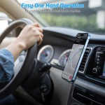 Magnetic Phone Holder for Car, WixGear [2 Pack] Universal Air Vent Magnetic - Image 3