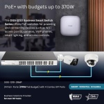 D-Link 28-Port Gigabit Smart Managed PoE+ Switch, 24 PoE+ Ports (370W) + 4 SFP - Image 5