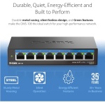 D-Link 8-Port 2.5GB Unmanaged Gaming Switch with 8 x 2.5G - Multi-Gig, Desktop - Image 5