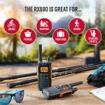 Cobra RX680 Walkie Talkies (2-Pack), IP54 Water Resistant Design - Image 5