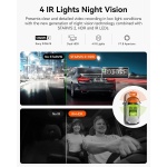 Vantrue N2X 2.7K Dash Cam Front and Inside, 5G WiFi Dual Dash Camera - Image 3