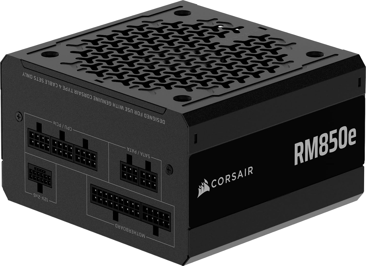 71UlVM3qc5L._AC_SL1500_.jpg CORSAIR RM850e (2025) ATX 3.1 PCIe 5.1 Ready 850W Power Supply – Black - Image 1