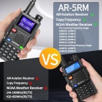 Baofeng Radio Ham Radio Handheld UV-5R Upgrade Long Range Rechargeable AR-5RM - Image 3