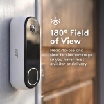 ADT Blu Video Doorbell Camera, 2K HDR, Wireless or Wired, Plan Required - Image 4