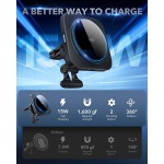 ESR for 15W MagSafe Car Mount Charger for iPhone 17-12, Samsung Galaxy S26 - Image 2