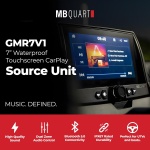 MB Quart Portable Touchscreen Car Stereo Dual Zone Audio System for Boat & UTV, - Image 2