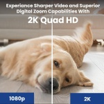Lorex Classic App | 2K Dual Lens Indoor Pan-Tilt Wi-Fi Security Camera - Image 5