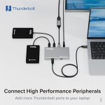 Plugable 5-in-1 Thunderbolt 4 Hub,Single 8K or Dual 4K Display, 4K HDMI Adapter - Image 5
