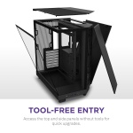 NZXT H6 Flow | CC-H61FB-01 | Compact Dual-Chamber Mid-Tower Airflow Case | - Image 7