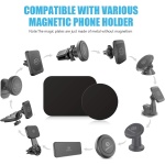 Mount Metal Plate with Adhesive for Magnetic Cradle-Less Mount by WixGear - X4 - Image 3
