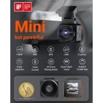 Vantrue E1 Lite 1080P Mini Dash Cam, 60fps HDR Night Vision Car Camera - Image 2