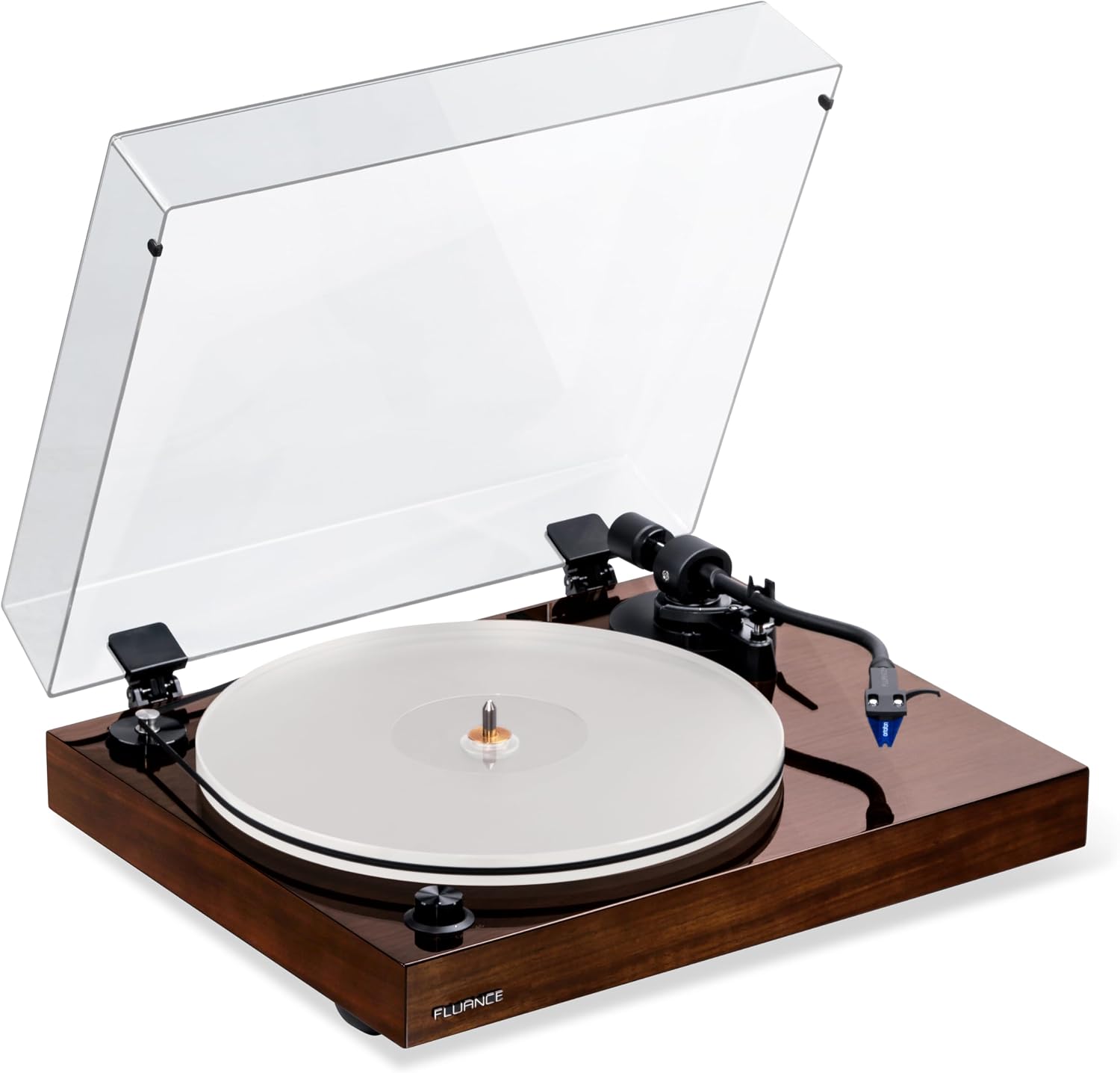 71Z1G0EOh4L._AC_SL1500_.jpg Fluance RT85 Turntable with Ortofon Cartridge, Acrylic Platter, Speed Control, - Image 1