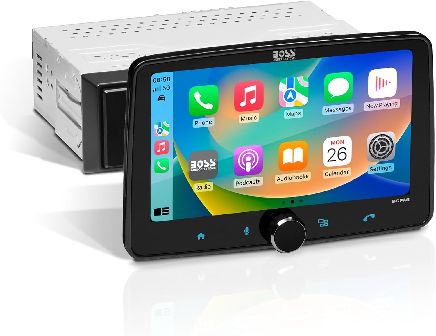 71aaZJAczcL._AC_SL1500_.jpg BOSS Audio Systems BCPA8 CarPlay Android Car Stereo, 8 Inch Touchscreen - Image 1