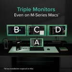 Plugable USB-C Triple Monitor Docking Station: 13-in-1 Laptop Dock - Image 3