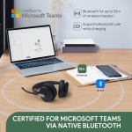 Yealink BH70 Dual Wireless Headset with Mic for Work, Bluetooth Headphone with - Image 2