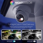 AMLINK 4K POE Camera, 8MP Outdoor Turret Security IP Camera, 100ft Color - Image 4