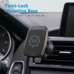 WixGear Magnetic Phone Holder for Car, Twist-Lock Air Vent Car Phone Holder - Image 4