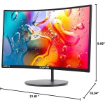 Sceptre Curved 24-inch Gaming Monitor 1080p R1500 98% sRGB HDMI x2 VGA Build-in - Image 10