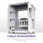 NZXT H6 Flow | CC-H61FW-01 | Compact Dual-Chamber Mid-Tower Airflow Case | - Image 6